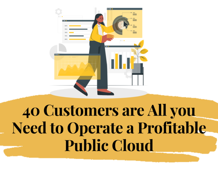 40 Customers are all you need to operate a profitable public cloud